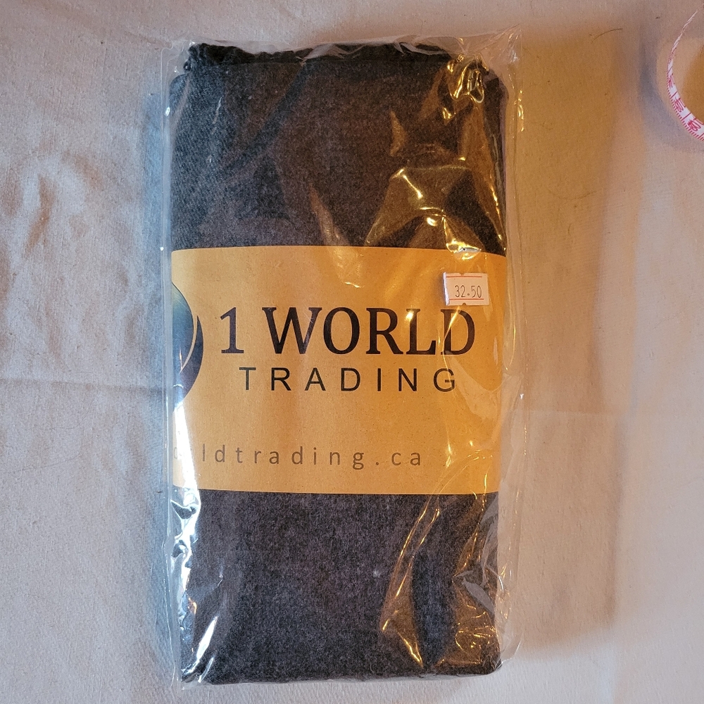 Cashmere Scarf Gray 180x65    1 World Trading